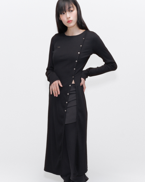 미세키서울(MISEKI SEOUL) Long layered cardigan one piece 미세키서울(MISEKI SEOUL) Long layered cardigan one piece