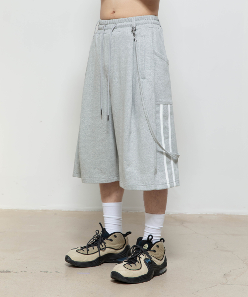 비긴202() 7포켓 버뮤다 팬츠 [멜란지 그레이] 상품 이미지