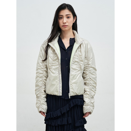 Curved Line Jacket айвори