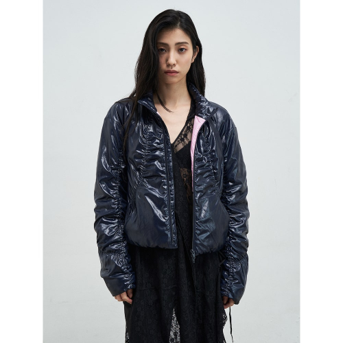 Curved Line Jacket темносиний