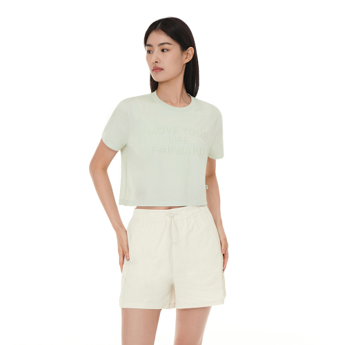 안다르() 에어리센셜 엠보 크롭티 상품 이미지