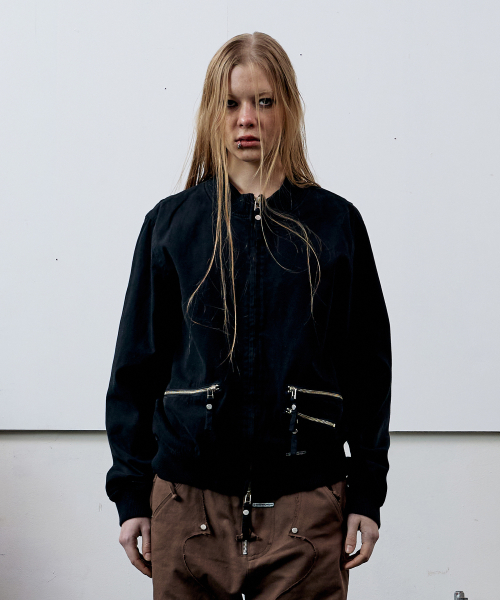 DYED TANKER JACKET BLACK