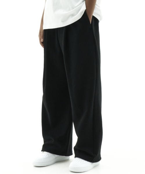 테이크이지 키즈() 자이언트핏 원턱 스웻 팬츠 (블랙) 상품 이미지