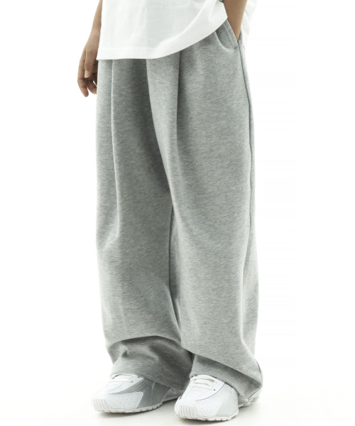테이크이지 키즈() 자이언트핏 원턱 스웻 팬츠 (멜란지그레이) 상품 이미지