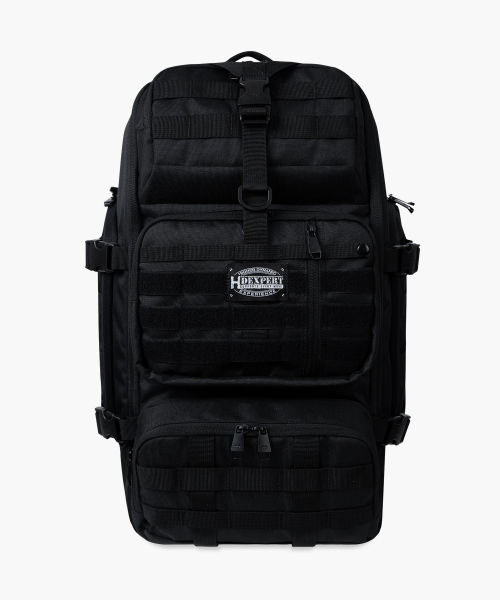 Gym Three Pocket Cordura Backpack Чёрный