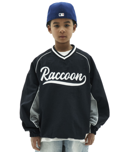 테이크이지 키즈() 라쿠 브이넥 윈드브레이커 (다크네이비) 상품 이미지