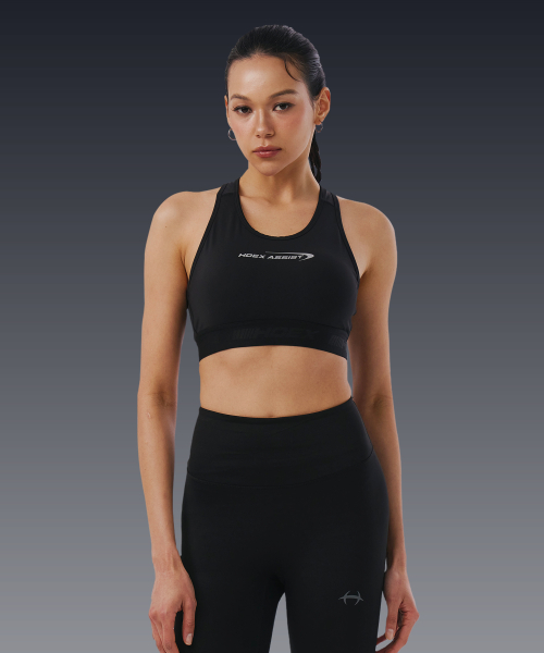 Женский спортивный топ-бра Assist (Black)