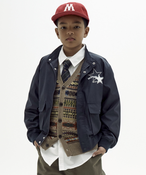 테이크이지 키즈() 유틸리티 헤링턴 자켓 (네이비) 상품 이미지