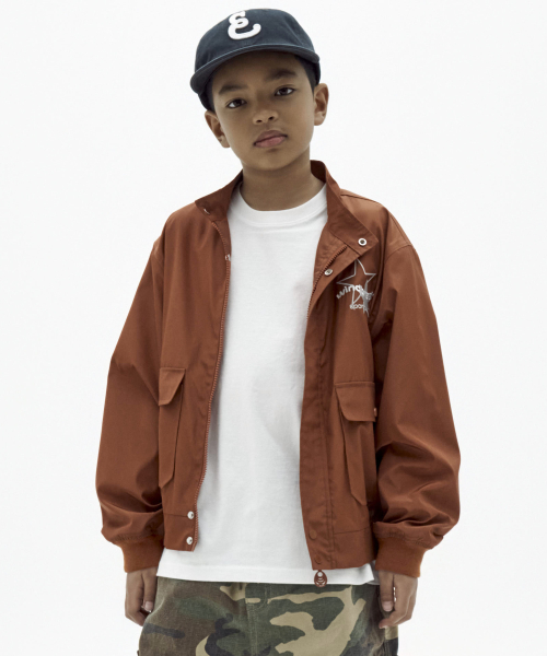 테이크이지 키즈() 유틸리티 헤링턴 자켓 (아몬드브라운) 상품 이미지