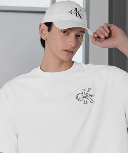 캘빈클라인 진() 남성 릴렉스핏 모노그램 로고 반팔 티셔츠 4RAB821 YAA 상품 이미지