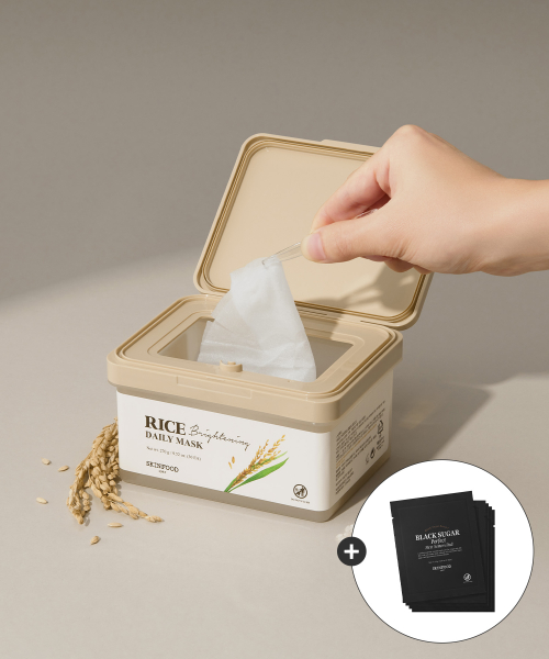 스킨푸드() [블랙슈가패드10매 증정]라이스 브라이트닝 데일리 마스크 30매 상품 이미지