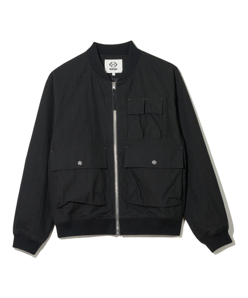 MULTI POCKET MA-1 JUMPER (BLACK)