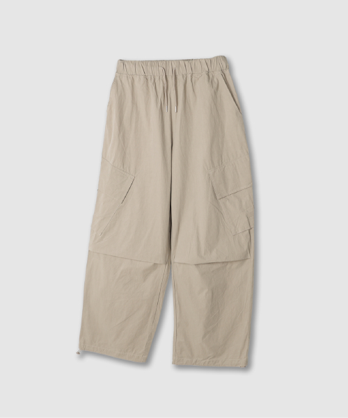 Хлопковые брюки карго Teddy (Beige)