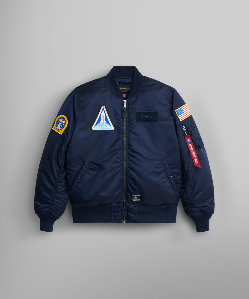 Куртка-бомбер NASA MA-1 Flight Jacket GEN II Replica Blue
