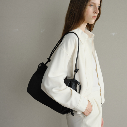로서울(ROH SEOUL) Medium Knot shoulder bag Black - 사이즈