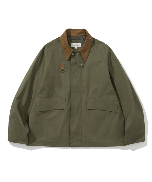 Light short hunting jacket olive