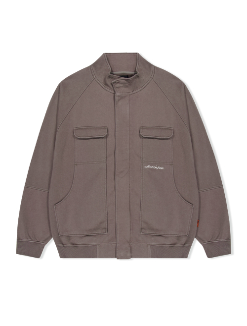 Y.E.S Zip Sweat Jacket Cocoa