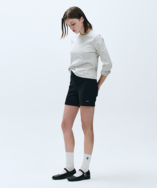 마리떼 프랑소와 저버() W BASIC SLIM SHORTS black 상품 이미지