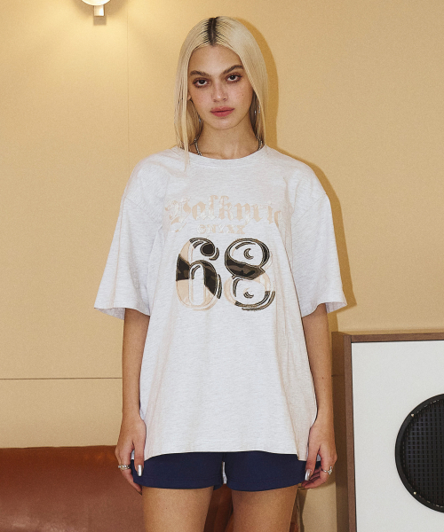BALKYRIE 68 TEE HEATHER GRAY