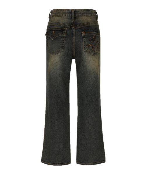 Sparkle Midi Rise Denim