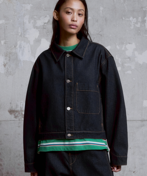 (WOMAN) Trucker Jacket Type I (Indigo)