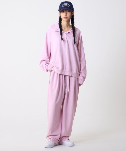 新品未使用ピンク スウェットセット MUSINSA公式 | UNKNOWN PLANET [SET]デイリー ピグメント スウェット