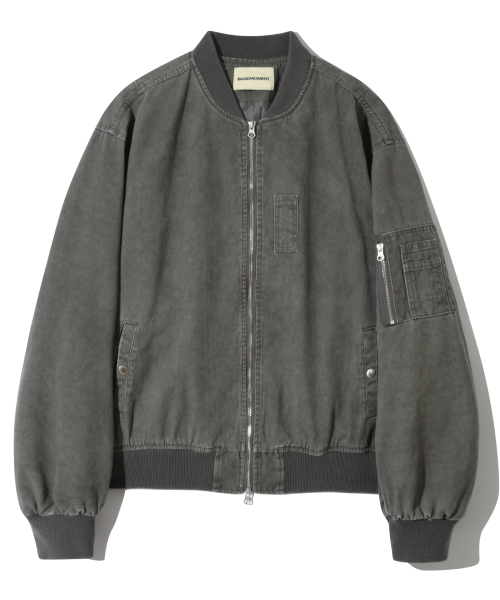 Куртка MA-1 с пигментным окрашиванием Stone Grey