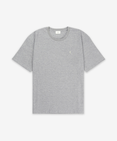 Футболка с вышитым логотипом Cassandre - Grey/Yellow / 781566Y37HC1482