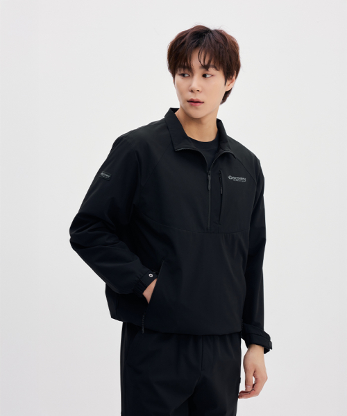 Анорак Freshvent Polton Hybrid с высоким горлом (BLACK)