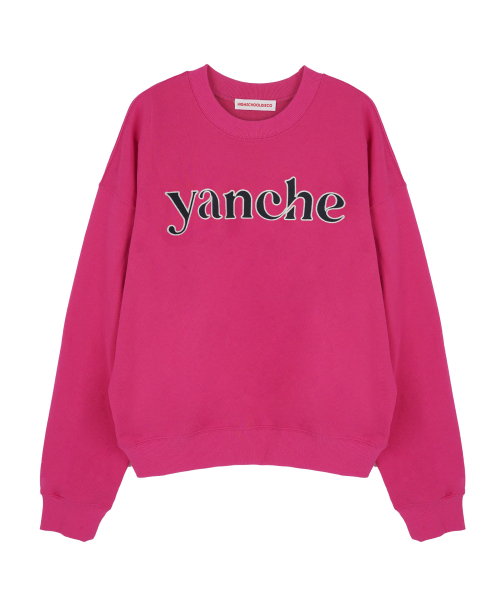 YANCHE 맨투맨_핫핑크