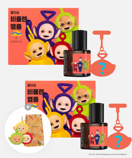 미샤() [텔레토비 에디션] [2개] 비폴렌 리뉴 앰풀러 (키링구성+텔레토비 종이봉투, 동전지갑 증정) 상품 이미지