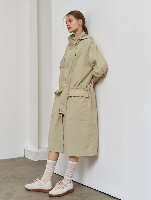 Куртка-сафари UNISEX Utility Long [BEIGE] / SBE1U07003