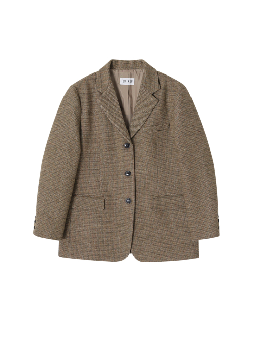 Шерстяной блейзер LUCCA_KHAKI BEIGE
