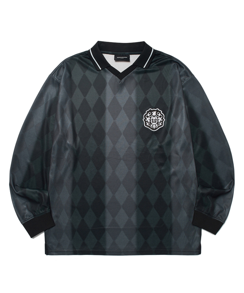 STRIPE SOCCER JERSEY (BLACK)