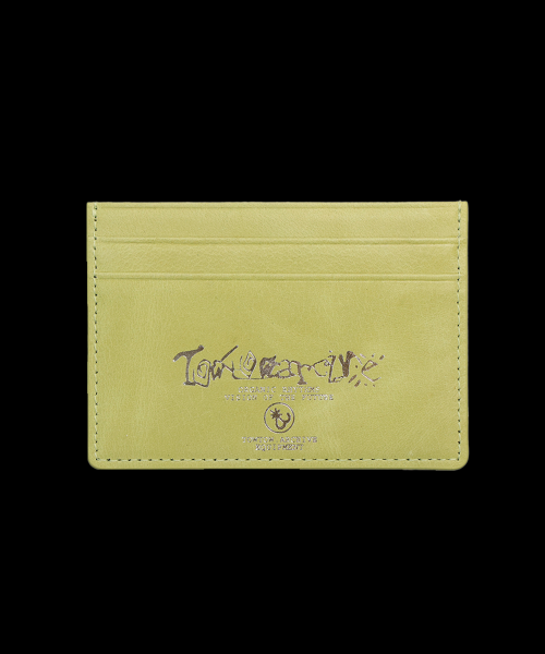 Etching Logo Card Wallet Lime