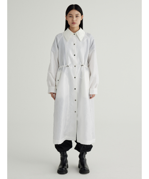 Collar point safari jumper (White)