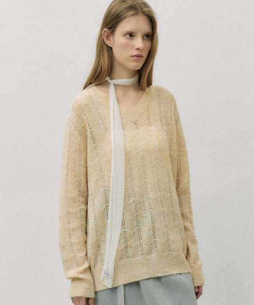 LOOSE FIT SKASHI KNIT BUTTER