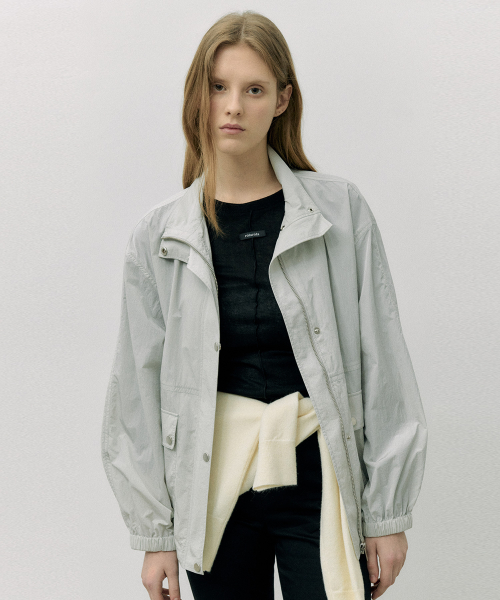 HIGH NECK WIND куртка GRAY