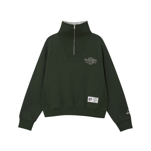 Женское худи на молнии Athlete Half Zip 1778 Forest