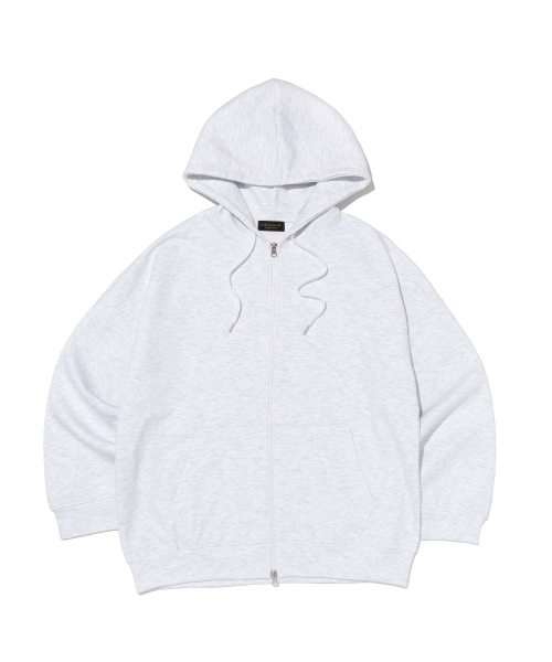 Двусторонняя легкая худи на молнии (Light Gray)