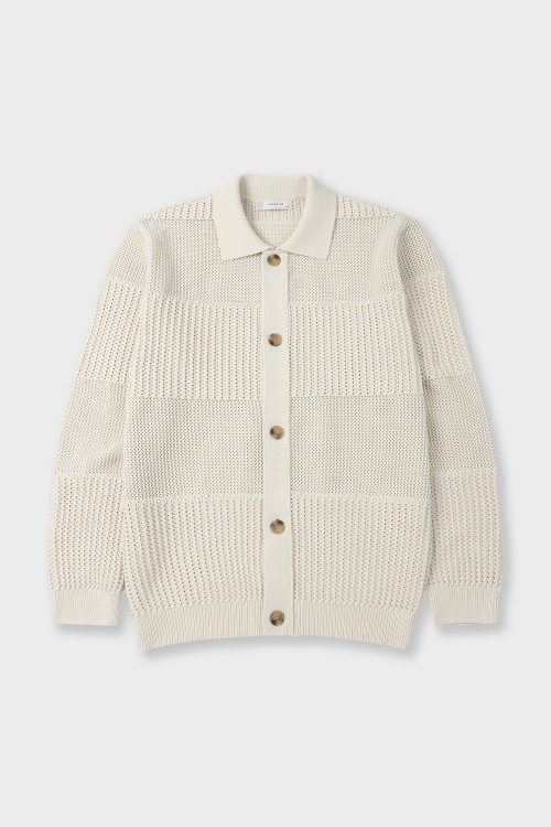 Ажурный кардиган кроше Ivory BN4SSW822IV