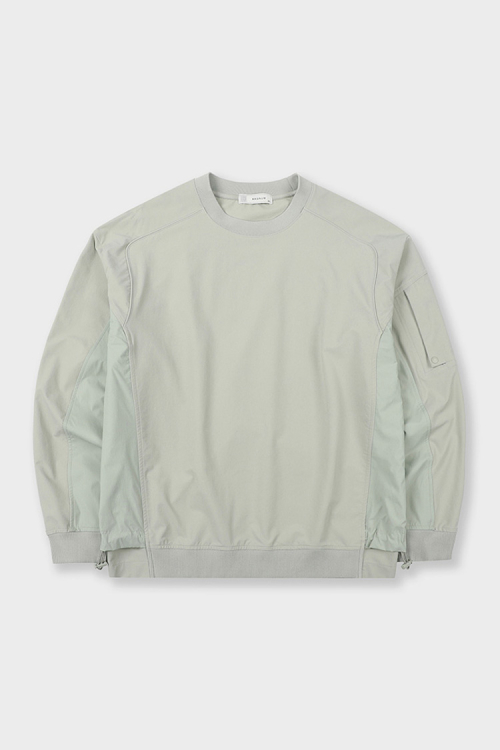 Свитшот со ткаными патчами light gray BN4STS710LY