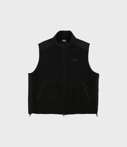 mmo fleece vest (2colors)