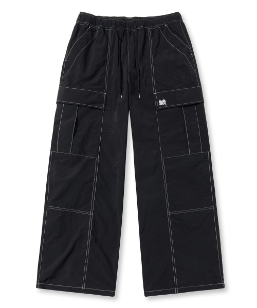 TAG NYLON строчка CARGO PANTS - чёрный
