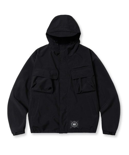 TAG NYLON SHELL HOOD куртка - чёрный