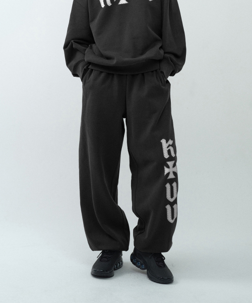 Спортивные штаны KIRSH X VIVASTUDIO с лого (Charcoal)