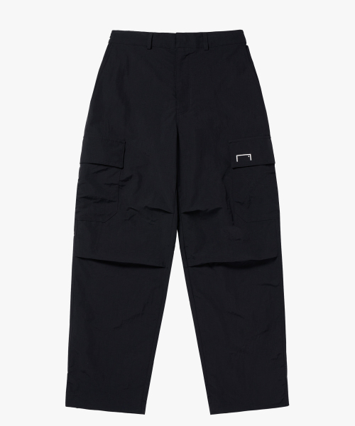 ESSENTIAL RIPSTOP CARGO PANTS-BLACK