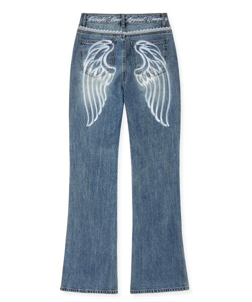 lace bt pants (blue)