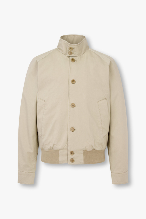 Куртка из вареного хлопка с рукавом реглан Beige 4715109004