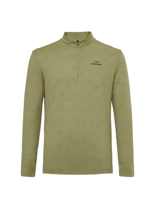 Мужская жаккардовая зип-футболка PERFORMANCE Light Khaki